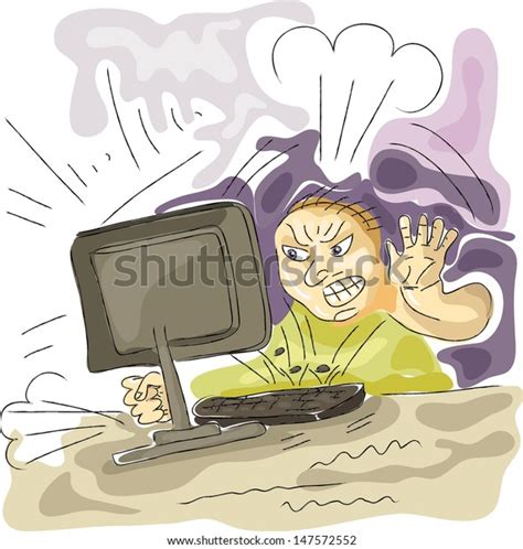 Image result for Angry Man at Computer Meme