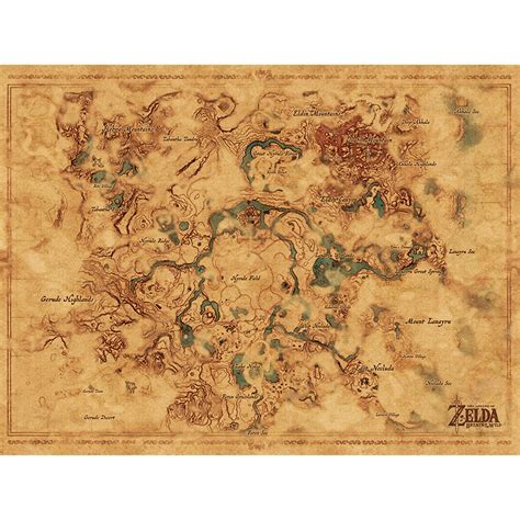 The Legend of Zelda - Map Selection - Labeled Maps - Worksheets Library