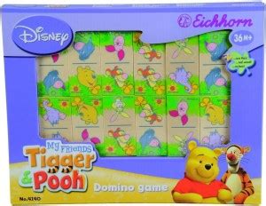Eichhorn My Friends Tigger and Pooh Domino Party & Fun Board Game - My ...
