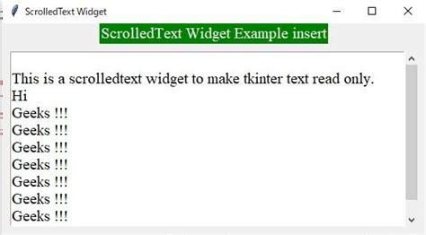 Python ScrolledText Colors 的图像结果