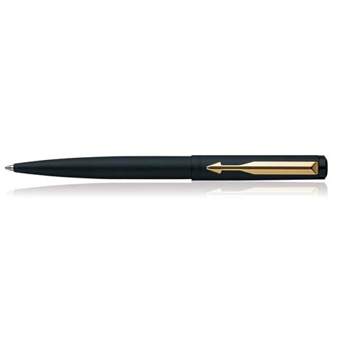 Parker Vector Matte Black Ball Pen Gold Trim-SCOOBOO – SCOOBOO