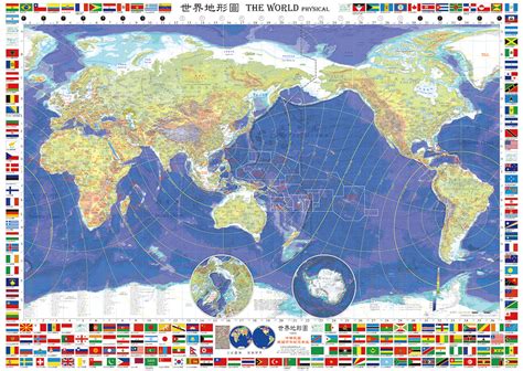 台湾民众用的是什么样子的世界地图? - 知乎