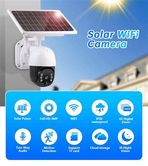 Black Bull Solar Powered 2MP HD 1080P Security camera – maizic