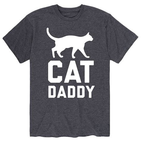 Instant Message - Cat Daddy - Men's Short Sleeve Graphic T-Shirt ...