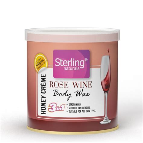 Rose Wine Honey Crème D-Tan Wax | For Smooth & Less Painful Hair Remov ...