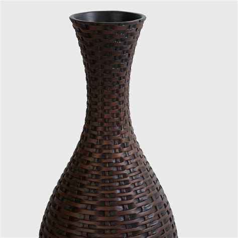 Buy Splendid Polyresin Rattan Effect Vase from Home Centre at just INR ...