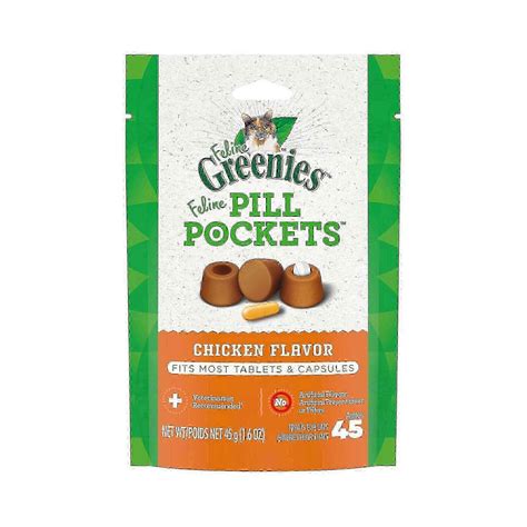Feline Greenies Pill Pockets For Cats, Chicken Flavor, 1.6 Oz | Fruugo SE