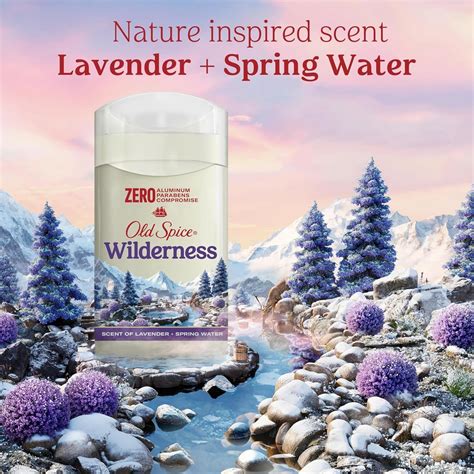 Old Spice Wilderness Deodorant, Aluminum Free, Wilderness with Lavender ...