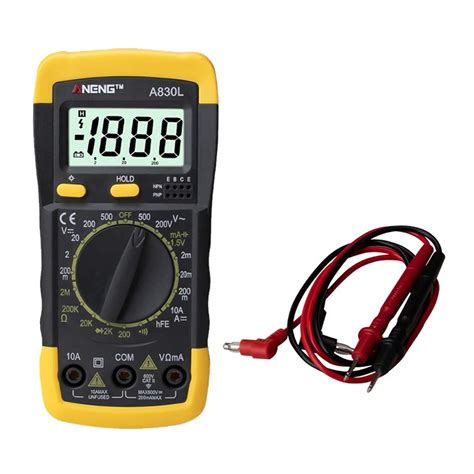 Set of 2 Digital LCD Voltmeter Ammeter Ohmmeter Multimeter Volt AC DC ...