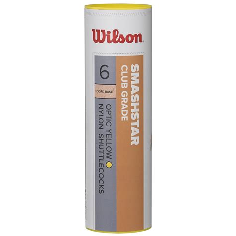 Buy Wilson Unisex Smashstar Tube Shuttlecocks Badminton Shuttles ...