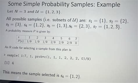 Probability Samples 的图像结果