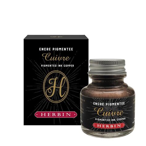 Herbin Pigmented Ink Bottle (White - 30ML) 13501T - SCOOBOO - Jacques ...