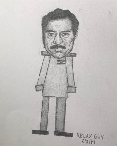 A quick Saddam Hussein sketch | Scrolller
