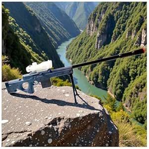 NIYANA Toy Sniper Rifle with LED Scope, Multi-Colour, Water Gun Type ...