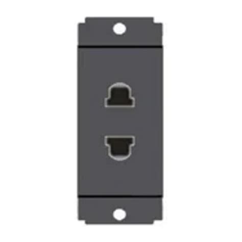 Buy Norisys Square Series 2 Pin Socket (Roun & Flat) 6A S1010 .23 ...