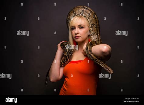 Image result for Python Wrapped around Woman