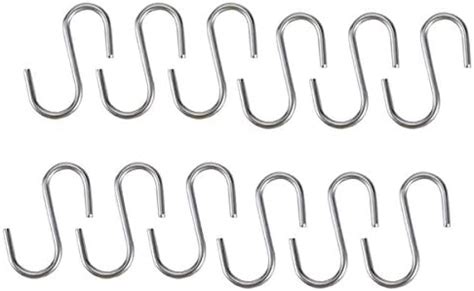 Improvhome Heavy Duty Stainless Steel S Shaped Hooks Kitchen Spoon Pan ...