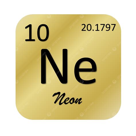Neon Element Ne, Mendeleev, Gas, Scientific PNG Transparent Image and ...