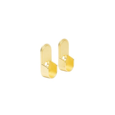 Oval Matte Brass Closet Rod End Supports With Dowels - Etsy
