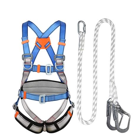 Fall Protection Safety Harness Kit Full Body Protection Fall Arrest ...