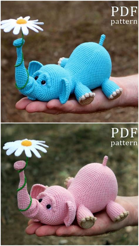 crochet elephant