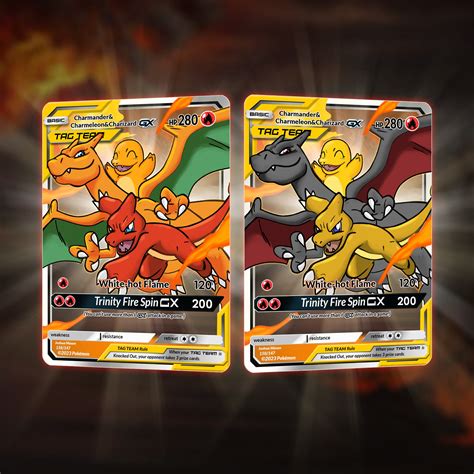 Charmander Charmeleon Charizard Card