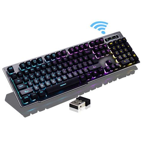 Wireless Computer Keyboard with Lighted Keys 的图像结果