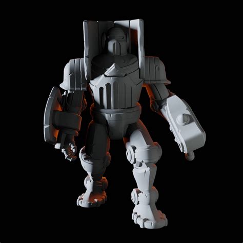 Iron Golem Miniature for D&D, Dungeons and Dragons, Pathfinder and Many ...