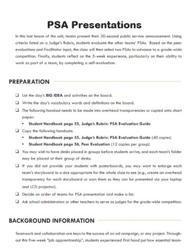 Image result for PSA Announcement Examples