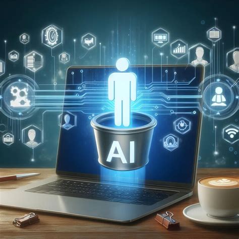 Ai data processing and campaign management icons for marketing ...