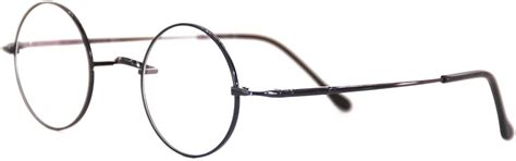 Agstum Pure Titanium Retro Round Gold Eyeglasses Frame without Nose ...