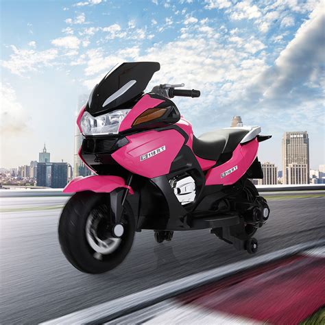 Spaco 12V Electric Kids Car Kids Motorcycle Ride On Toys with Training ...