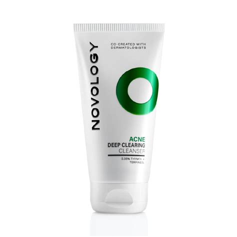 Novology Acne Deep Clearing Cleanser with Thymol+Terpineol| Face Wash ...