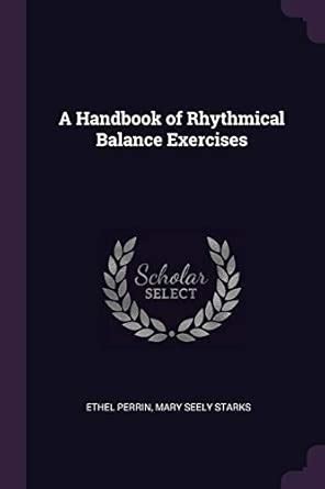 Buy A Handbook of Rhythmical Balance Exercises Book Online at Low ...