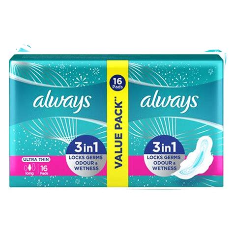 Always Pads Ultra Thin Long Dual 16S - medimart.pk
