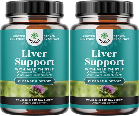 Amazon.com: Natures Craft Liver Cleanse Detox & Repair 2 Pack Bundle ...