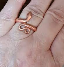 Buy El Regalo Retro Long Spiral Antique Opening Unisex Finger Rings ...