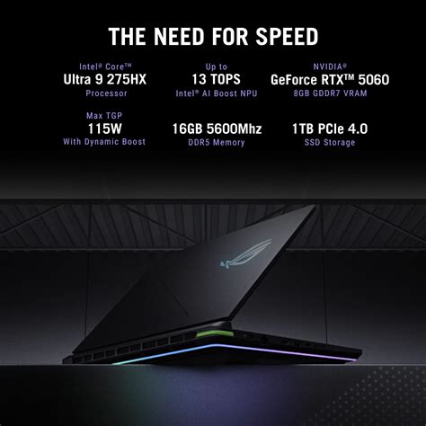 ASUS ROG STRIX G16 G614PM-S5046WS [R9-8940HX/16GB/1TB SSD/WIN11 HOME+M ...