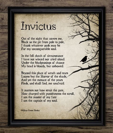 Invictus Poem Wallpaper