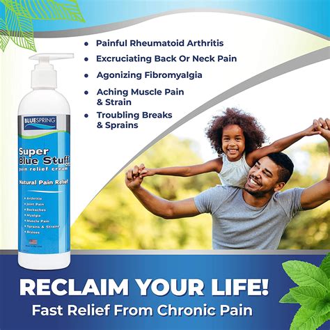 Buy Blue Spring Super Blue Stuff: Natural Pain Relief Cream with Emu ...