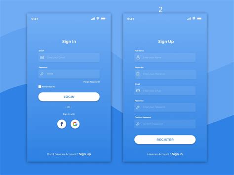 tracking app - ui design - UpLabs