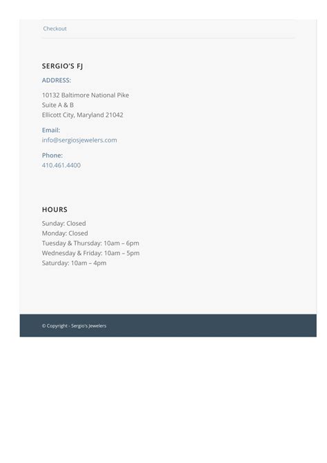 PPT - Sergio's Fine Jewelers | Jewelry Store Ellicott City | Designer ...