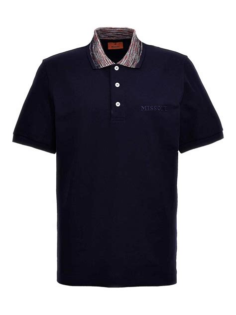 Polo shirts Missoni - Logo Embroidery Polo Shirt - UC22W200BJ0019AS72EK
