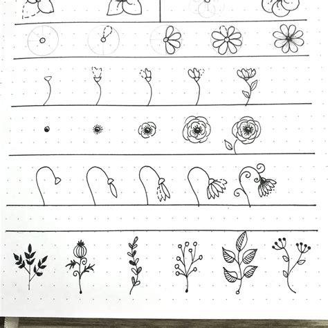 Simple Flower Doodles