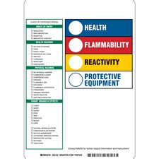 HMIG and Hazard Check Labels - Brady Part: 99182 | Brady | BradyIndia.co.in
