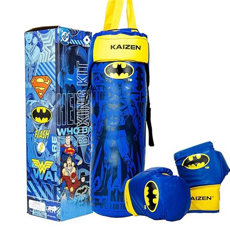 Kaizen Batman Boxing Set for Kids | Includes 1.5FT Punching Bag ...