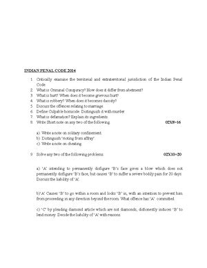 Ipc II(5) skeleton notes - IPC - KSLU - Studocu