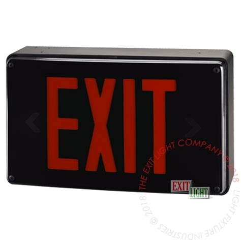 Wet Location Exit Signs | Exit Light Co.