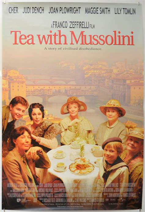 “Tea With Mussolini” Original One Sheet Poster - Film Poster - Movie P ...