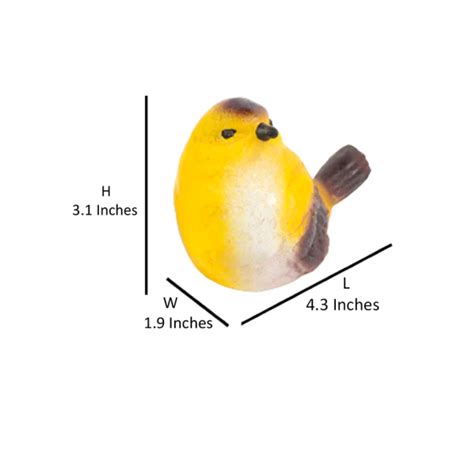 Fat Birds Garden Decor (Set of 4)